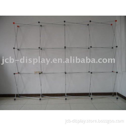 Aluminum Portable Silver Pop up banner